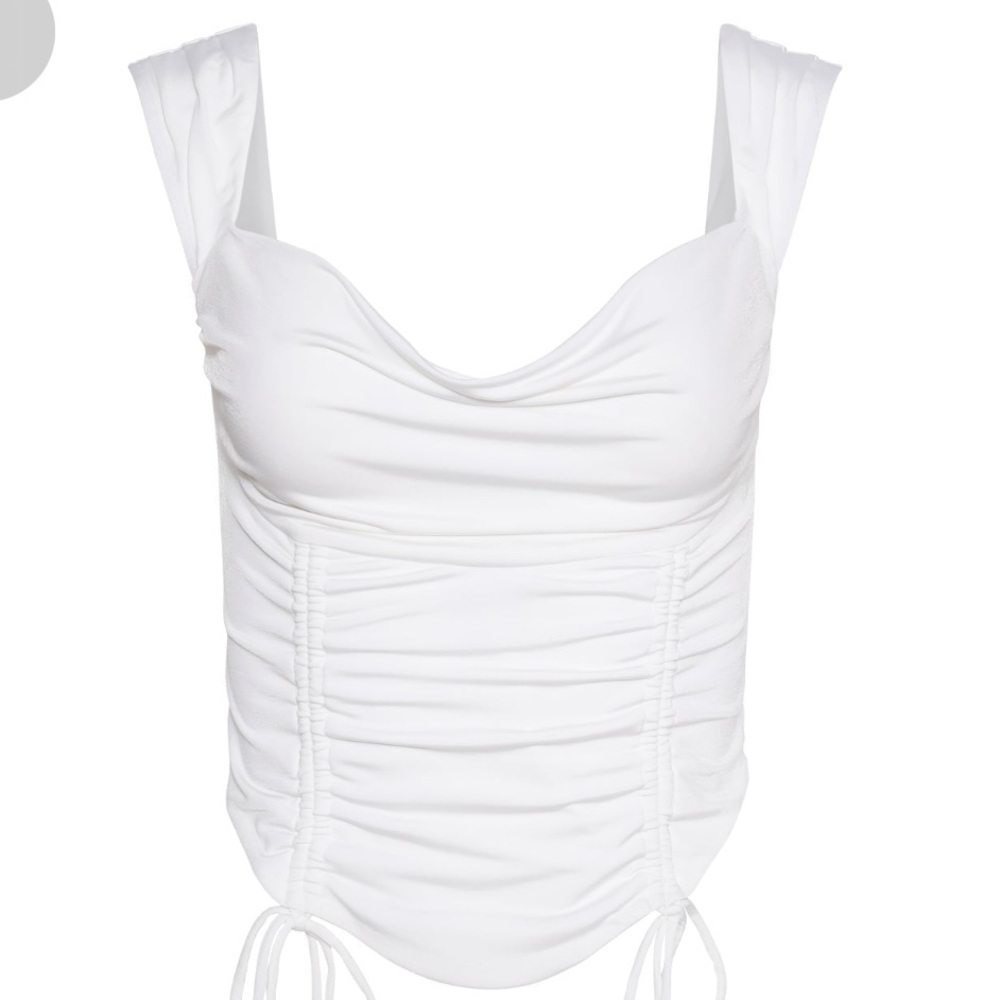 Tiger Mist Cassidy Top Off White size S